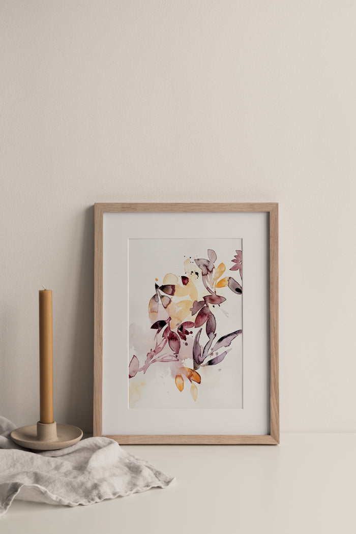 Original work Watercolor Violet 